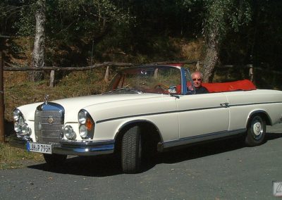 Ausflug mit dem 300 SE Cabriolet Oldtimer