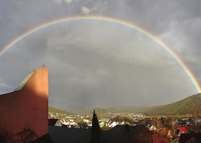 Regenbogen über Lohr